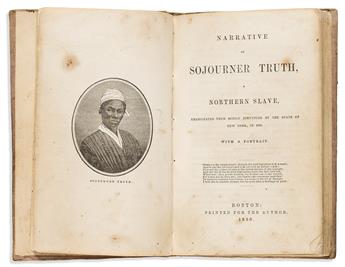 (SLAVERY & ABOLITION.) Narrative of Sojourner Truth, a Northern Slave, Emancipated from Bodily Servitude.